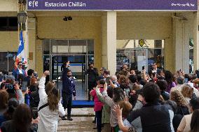 Santiago - Chillán fast train inauguration